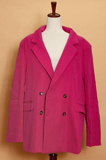 Plus Fuchsia Blazer