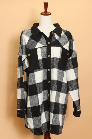 Plus Plaid Shacket