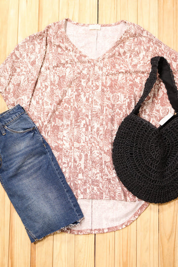 Floral Loose Fit Top