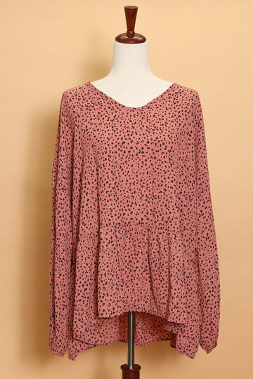 Plus Animal Babydoll Blouse (5pc)