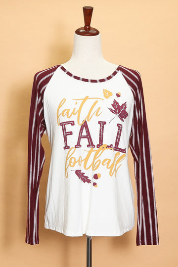 'Faith Fall Football' Long Sleeve