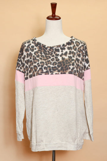 Animal Color Block Top