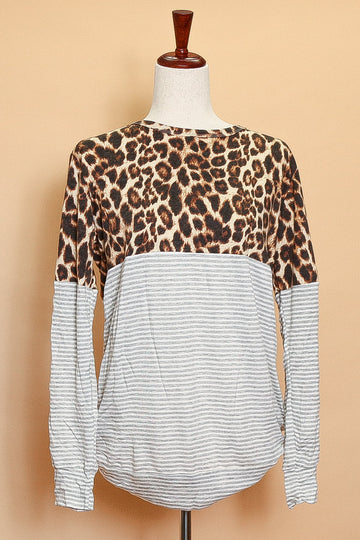 Animal Stripe Sweater