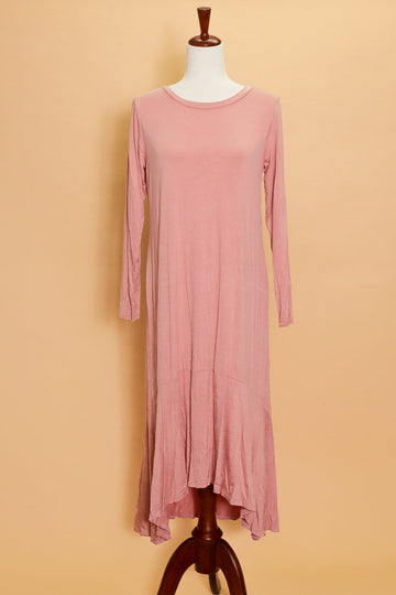 Coral Midi Dress