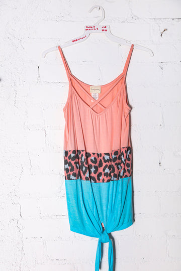 Animal Color Block Tank