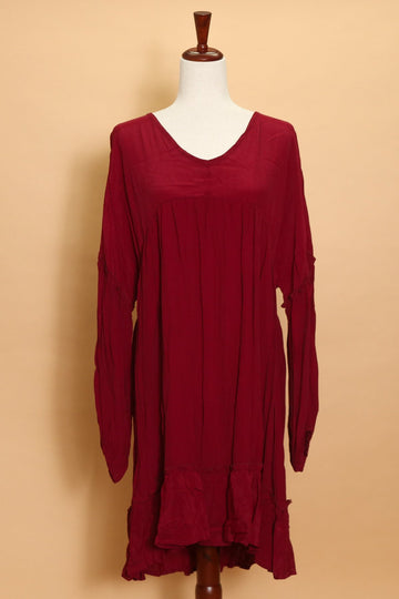 Merlot Loose Fit Dress (5pc)