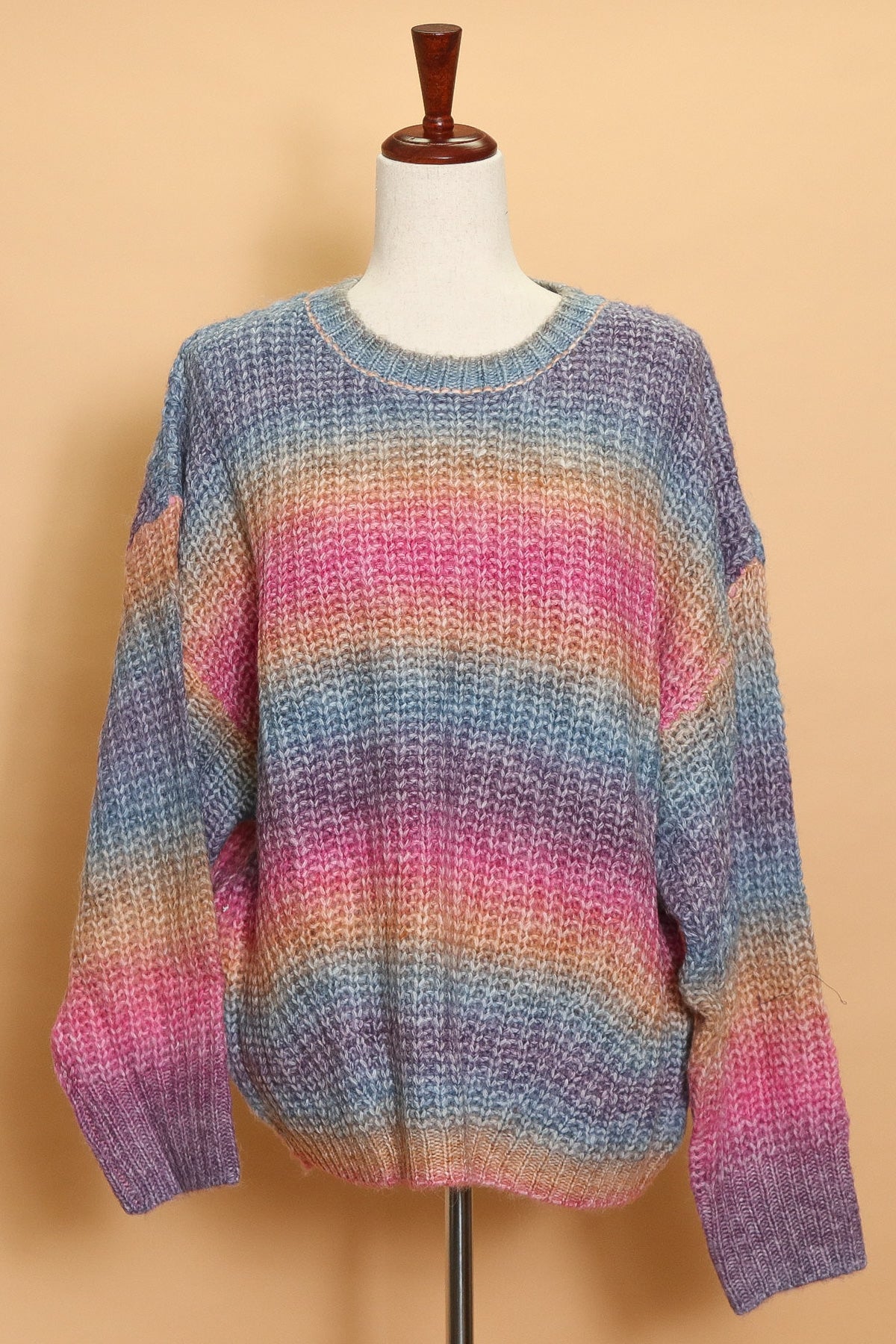 Plus Multi Color Tie Dye Sweater (5pc)