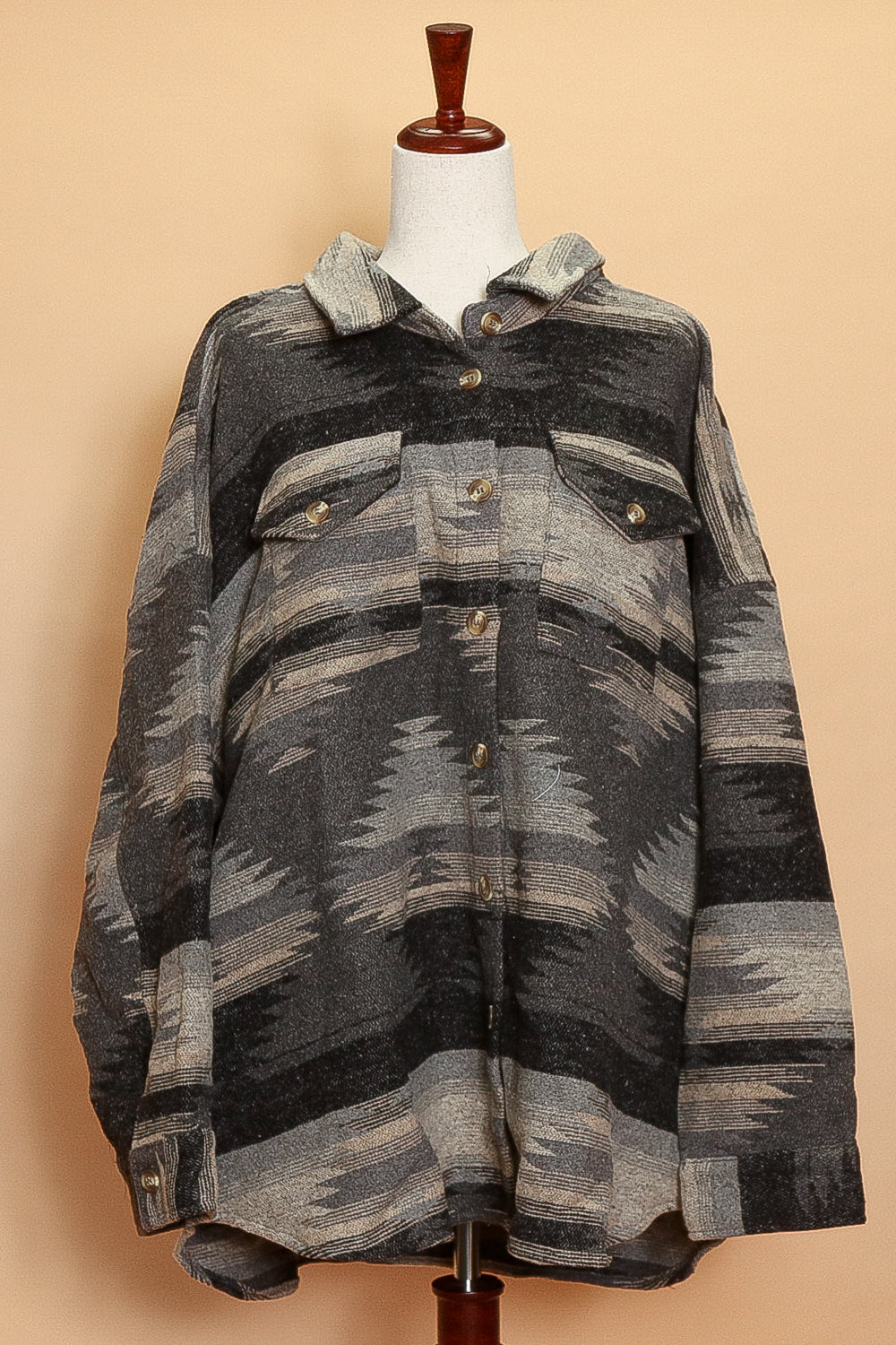 Plus Tribal Shacket (4pc)